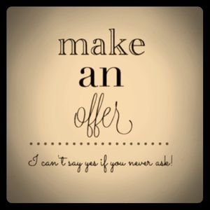 Accepting Reasonable Offers!